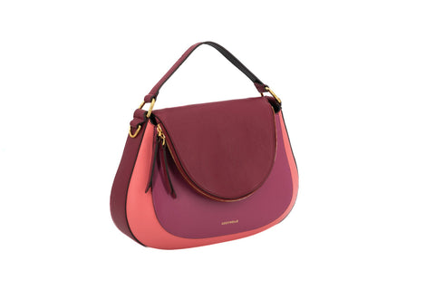 Coccinelle borsa a spalla Sole Medium Tricolor