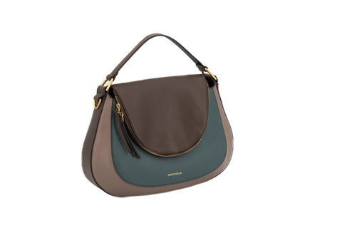Coccinelle borsa a spalla Sole Medium Tricolor