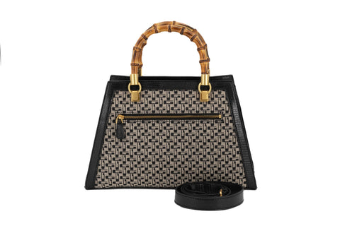 Guess borsa a mano due manici bamboo Stephi
