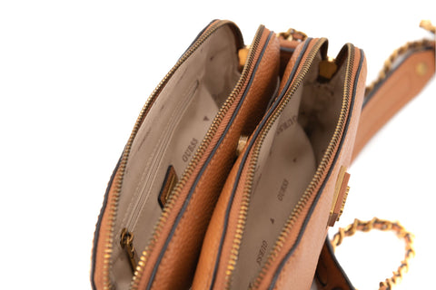 Guess borsa a tracolla doppia zip Becci