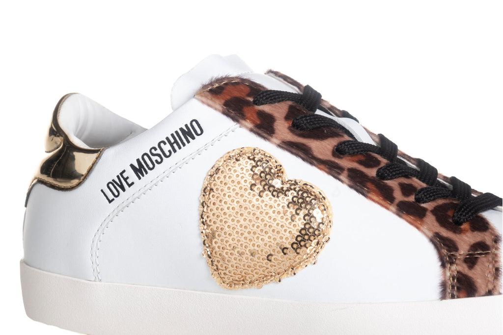 Love Moschino sneakers basse con cuore