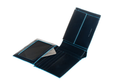Piquadro portafoglio uomo Blu Square